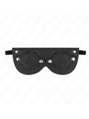 KINK - MASQUE EN CUIRETTE AVEC CACHE-YEUX DÉTACHABLES 22 x 9 CM