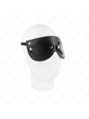 KINK - MASQUE EN CUIRETTE AVEC CACHE-YEUX DÉTACHABLES 22 x 9 CM