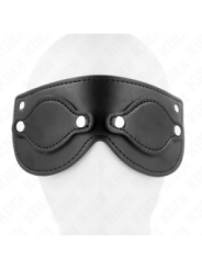 KINK - MASQUE EN CUIRETTE AVEC CACHE-YEUX DÉTACHABLES 22 x 9 CM
