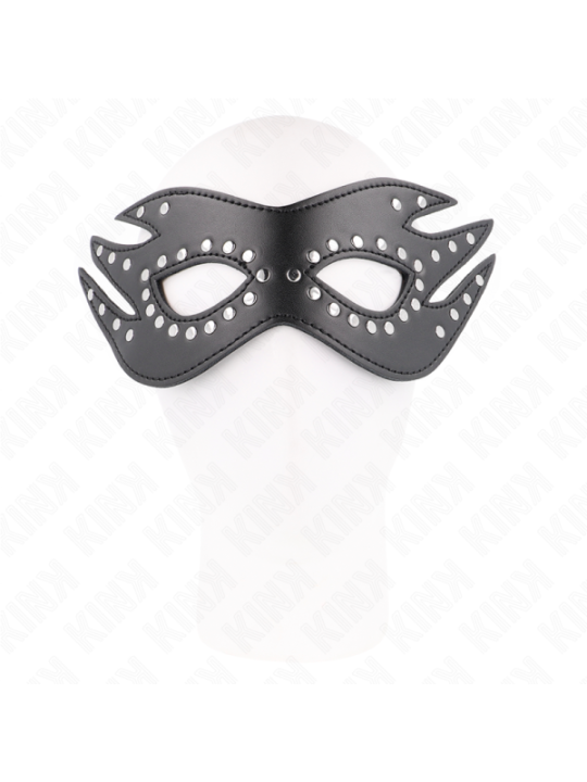 KINK - MASQUE EN CUIRETTE À RIVETS MODÈLE 3 26 x 9,5 CM