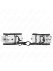 KINK - POIGNETS TRANSPARENTS AJUSTABLES 18-30 CM X 5,5 CM