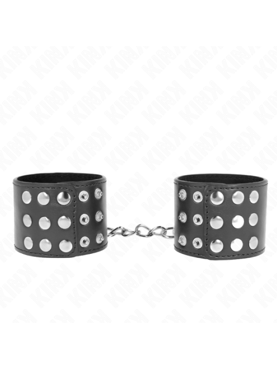 KINK - APPUI-POIGNETS AVEC BOUTON-PRESSION NOIR RÉGLABLE 19-24 CM X 5,5 CM