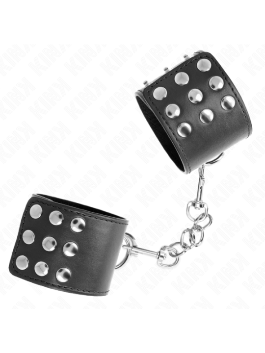 KINK - APPUI-POIGNETS AVEC BOUTON-PRESSION NOIR RÉGLABLE 19-24 CM X 5,5 CM