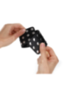 KINK - APPAREILS DE RETENUE POIGNETS AVEC FERMETURE PRESSION PLEINE DE RIVETS NOIR AJUSTABLE 19-24 CM X 5,5 CM