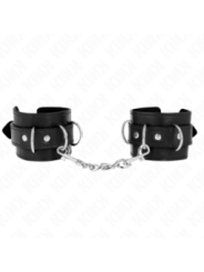 KINK - 3 APPAREILS-POIGNETS AJUSTABLES NOIR 17,5-25 CM X 6 CM