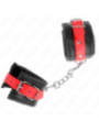 KINK - APPUI-POIGNETS NOIR AVEC CEINTURE ROUGE AJUSTABLE 17-28 CM X 6 CM