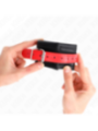 KINK - APPUI-POIGNETS NOIR AVEC CEINTURE ROUGE AJUSTABLE 17-28 CM X 6 CM