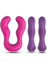 ARMONY - VIBRATEUR SERAPH DOUBLE TÉLÉCOMMANDE VIOLET