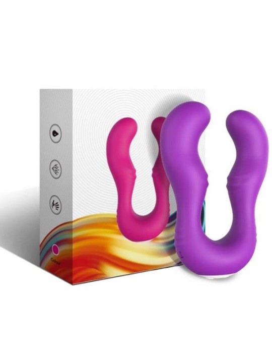 ARMONY - VIBRATEUR SERAPH DOUBLE TÉLÉCOMMANDE VIOLET