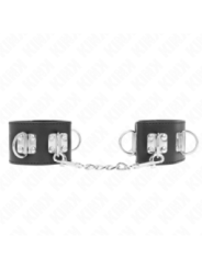 KINK - APPUI-POIGNETS MULTIPOSITIONS AVEC FERMETURE PAR CADENAS NOIR AJUSTABLE 16-23 CM X 5,5 CM