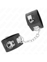 KINK - APPUI-POIGNETS MULTIPOSITIONS AVEC FERMETURE PAR CADENAS NOIR AJUSTABLE 16-23 CM X 5,5 CM
