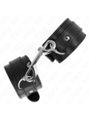 KINK - APPAREILS-POIGNETS - RANGÉE DE RIVETS SIMPLE NOIR AJUSTABLE 17-28 CM X 5 CM