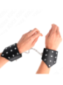 KINK - BRACELETS STYLE POINT NOIR AVEC CHAÎNE RÉGLABLE 17-23 CM X 8,5 CM