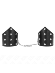 KINK - BRACELETS STYLE POINT NOIR AVEC CHAÎNE RÉGLABLE 17-23 CM X 8,5 CM