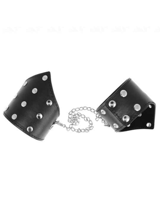 KINK - BRACELETS STYLE POINT NOIR AVEC CHAÎNE RÉGLABLE 17-23 CM X 8,5 CM