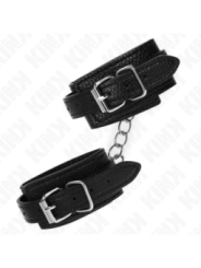 KINK - APPUI-POIGNETS MOTIF SERPENT NOIR AJUSTABLE 20-28 CM X 5,4 CM
