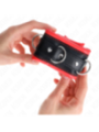 KINK - APPUI-POIGNETS LOURDS DOUBLÉS DE FOURRURE ROUGE AJUSTABLES 20-30 CM X 6 CM
