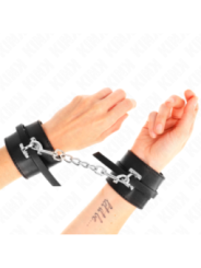 KINK - APPUI-POIGNETS VERROUILLABLES DELUXE NOIR AJUSTABLE 14,5-21 CM X 6 CM