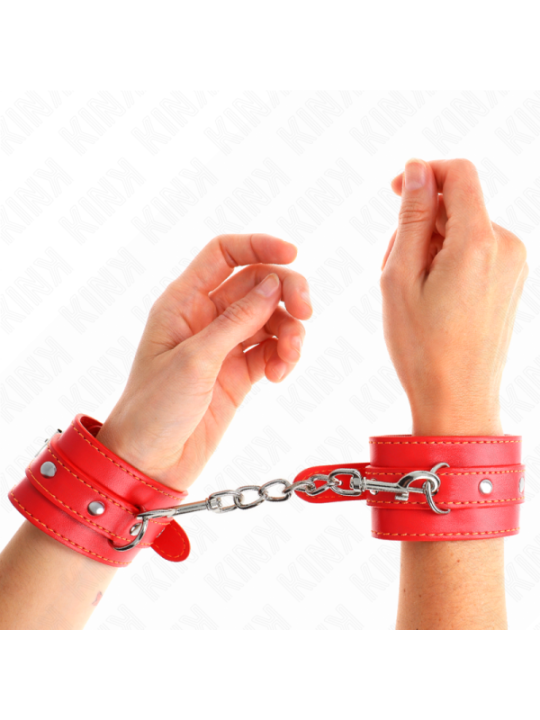 KINK - APPAREILS-POIGNETS FINS ROUGE AJUSTABLES 21-33 CM