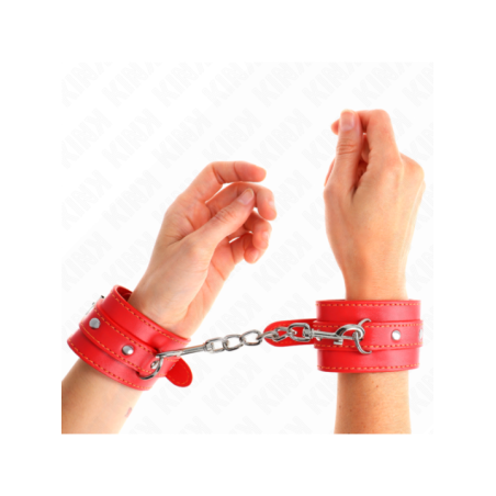 KINK - APPAREILS-POIGNETS FINS ROUGE AJUSTABLES 21-33 CM