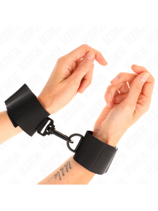 KINK - APPAREILS-POIGNETS EN NYLON NOIR