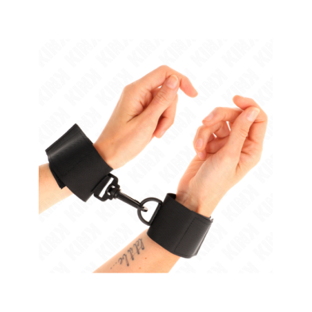 KINK - APPAREILS-POIGNETS EN NYLON NOIR