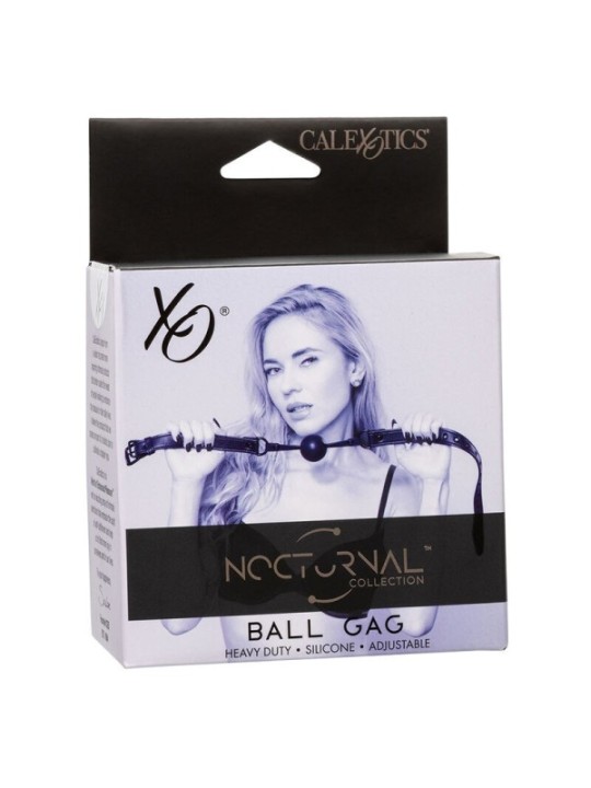 CALEXOTICS - NOCTURNAL BÂILLON À BOULE EN SILICONE NOIR