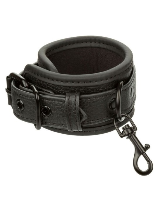 CALEXOTICS - NOCTURNAL POIGNETS EN CUIR RÉGLABLES NOIRS