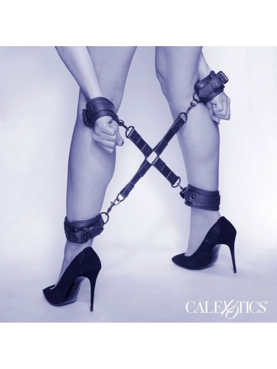 CALEXOTICS - NOCTURNAL CONNECTEUR TIE HOG CUERO AJUSTABLE NOIR