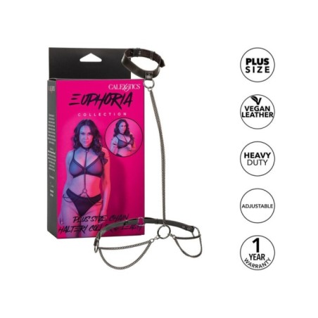 CALEXOTICS - EUPHORIA COLLIER LICOL ET LAISSE GRANDE TAILLE