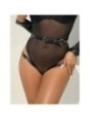 SUBBLIME - 953690 MENOTTES AVEC CEINTURE DE BONDAGE NOIRE TAILLE UNIQUE