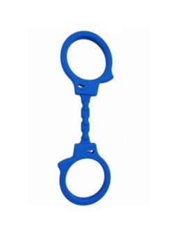 DIABLO PICANTE - MENOTTES EN SILICONE BLEUES