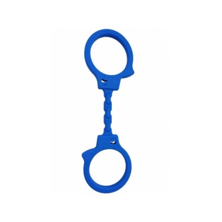 DIABLO PICANTE - MENOTTES EN SILICONE BLEUES