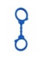 DIABLO PICANTE - MENOTTES EN SILICONE BLEUES