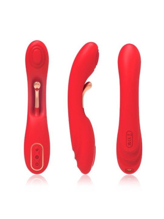 ARMONY - VIBRATEUR À LANGUE OSCILLANTE ROUGE