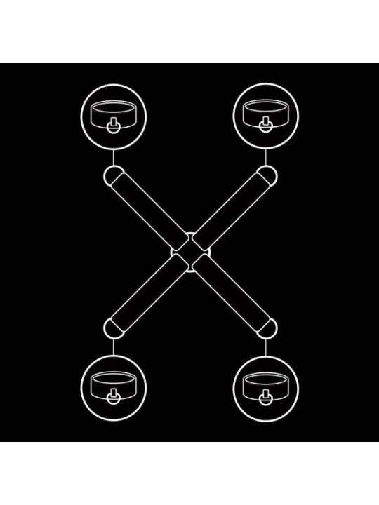 FETISH SUBMISSIVE - UNION DE MENOTTES EN CUIR VÉGAN