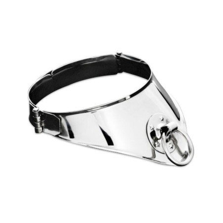 METAL HARD - COLLIER DE RETENUE AVEC ANNEAU ET CADENAS 12,5 CM