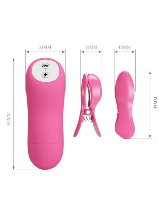 BAILE - PIZZAS ONDES ROMANTIQUES AVEC VIBRATION ET ÉLECTROCHOC FUCHSIA