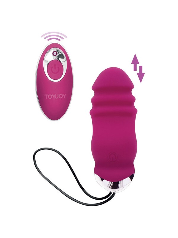 TOYJOY - HAPPINESS SUNN SIDE UP AND DOWN VIBRATEUR FUCHSIA TÉLÉCOMMANDE
