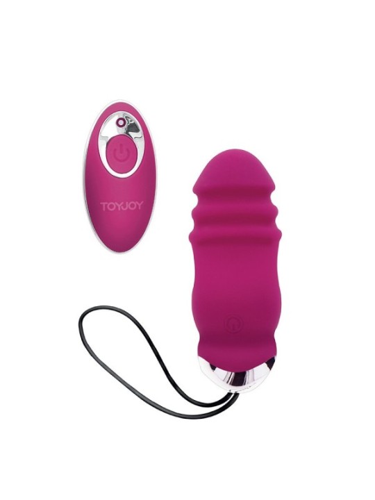 TOYJOY - HAPPINESS SUNN SIDE UP AND DOWN VIBRATEUR FUCHSIA TÉLÉCOMMANDE