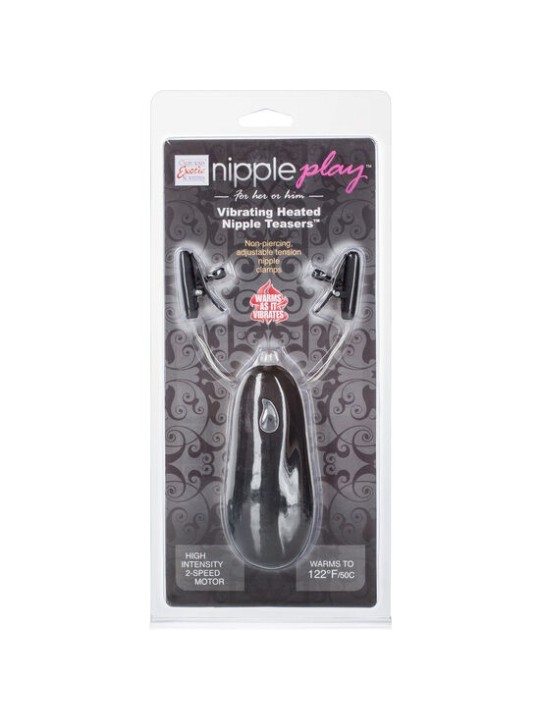 CALEXOTICS - VIBR TEASERS CHAUFFANT NIPPLE NOIR