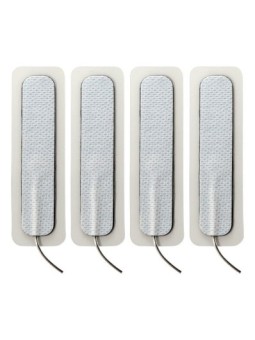 ELECTRASTIM - 4 X TAMPONS AUTO-ADHÉSIFS LONGS 1.5 CM X 7.5 CM