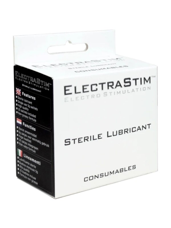 ELECTRASTIM - LUBRIFIANT STÉRILE 10 UNITÉS