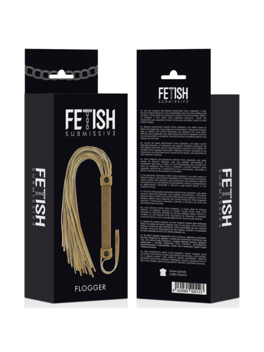 FETISH SUBMISSIVE ORIGIN - FOUET EN CUIR VEGAN