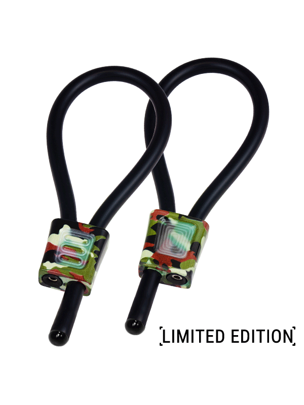 ELECTRASTIM - ANNEAUX PÉNINS RÉGLABLES PRESTIGE ELECTRALOOPS CAMOUFLAGE