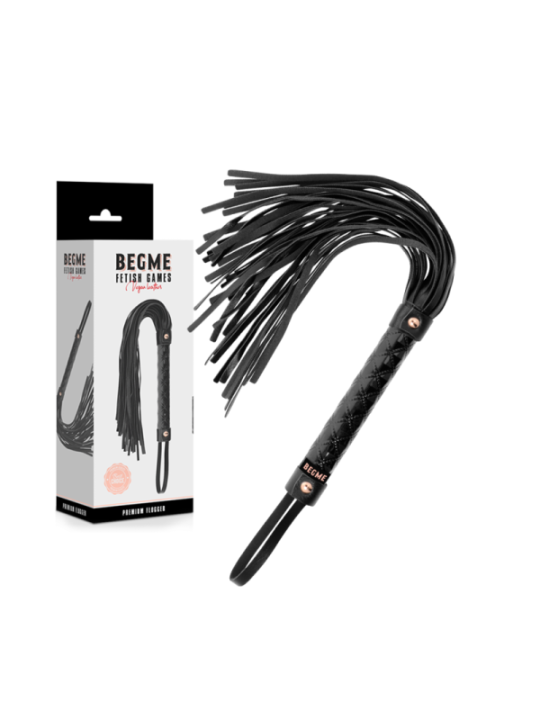 BEGME - BLACK EDITION FLOGGER EN CUIR VEGAN