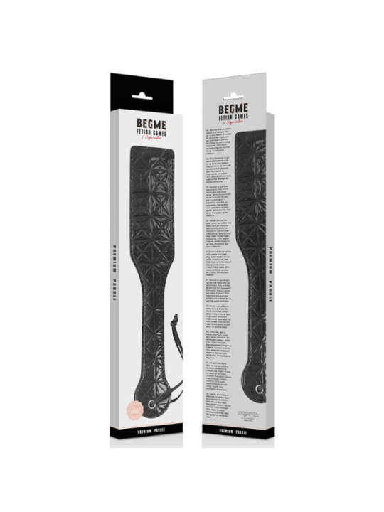 BEGME - PADDLE EN CUIR VÉGÉTALIEN ÉDITION NOIRE