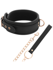 COQUETTE CHIC DESIRE - COLLIER FANTAISIE EN CUIR VÉGAN AVEC BRACELET ET DOUBLURE EN NÉOPRÈNE