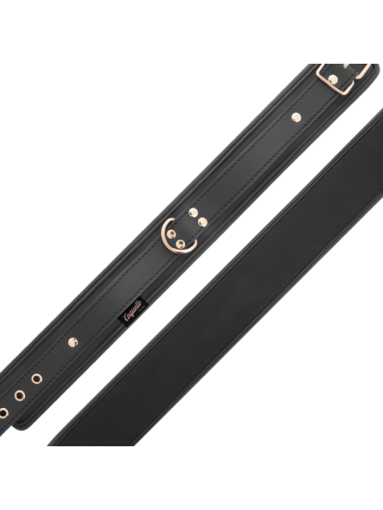 COQUETTE CHIC DESIRE - COLLIER FANTAISIE EN CUIR VÉGAN AVEC BRACELET ET DOUBLURE EN NÉOPRÈNE
