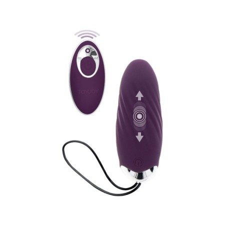 TOYJOY - HAPPINESS KNOCK KNOCK EGGSTAVAGANT VIBRATEUR TÉLÉCOMMANDE VIOLET